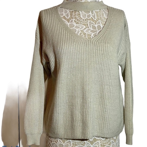 Assorted Brands Pullover Sweater Boho V-neck S/M - Picture 12 of 12